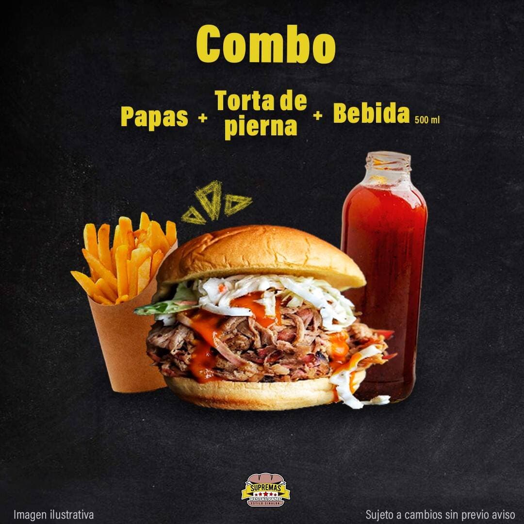 Combo (Torta+Papas+bebida)