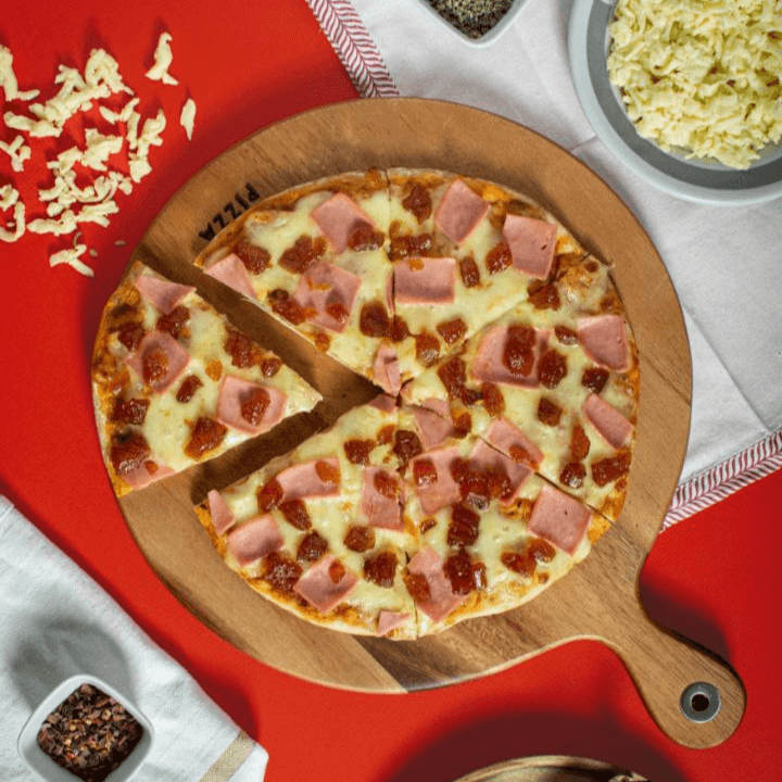 Pizza Hawaiana 6 porciones C