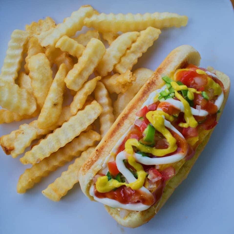 Hot Dog con Papas