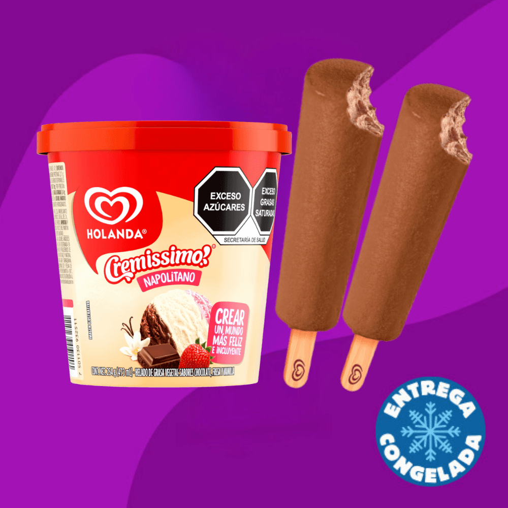 1 Micha Napolitano + 2 Mini Milk Chocolate