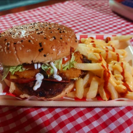 COMBO Hamburguesa Hawaiana
