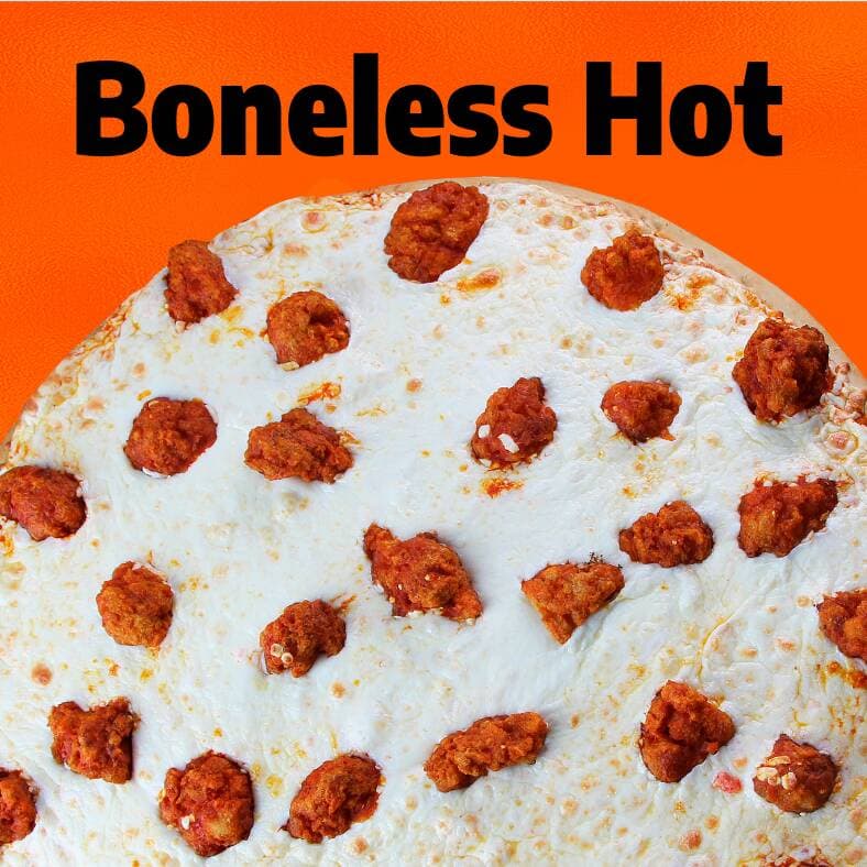 PIZZA BONELESS HOT - BBQ