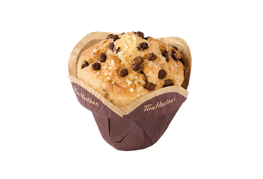 Muffin con chispas de chocolate