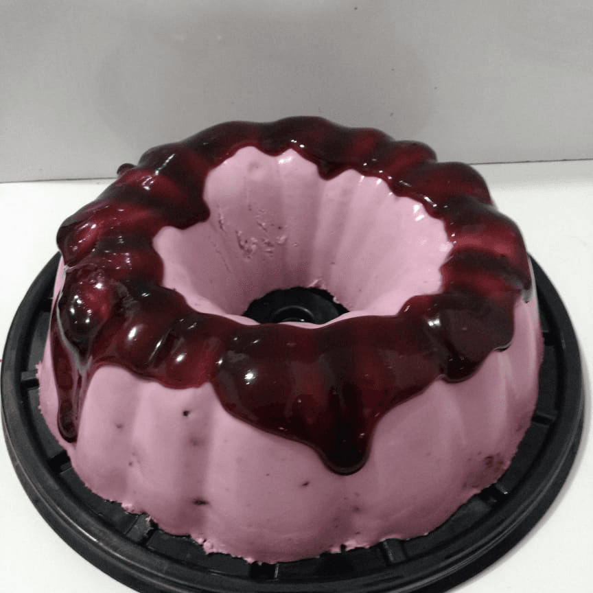 Gelatina de Yogurt Zarzamora