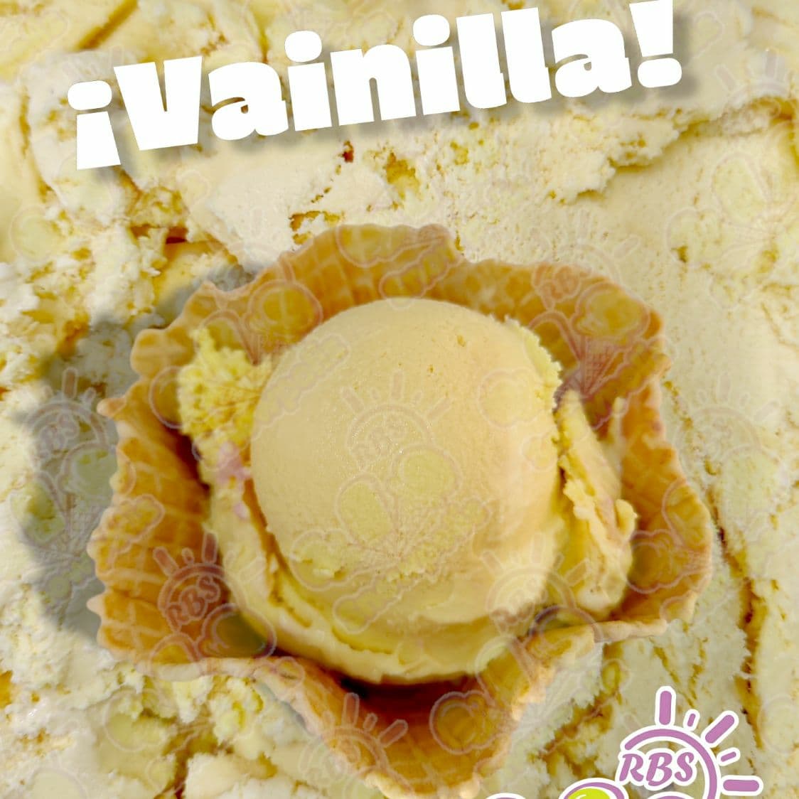 Helado de vainilla