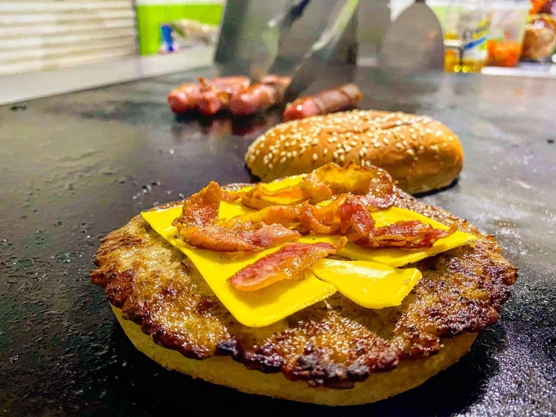 Hamburguesa con Tocino