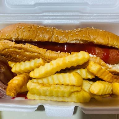 Hot Dog con Papas Francesa