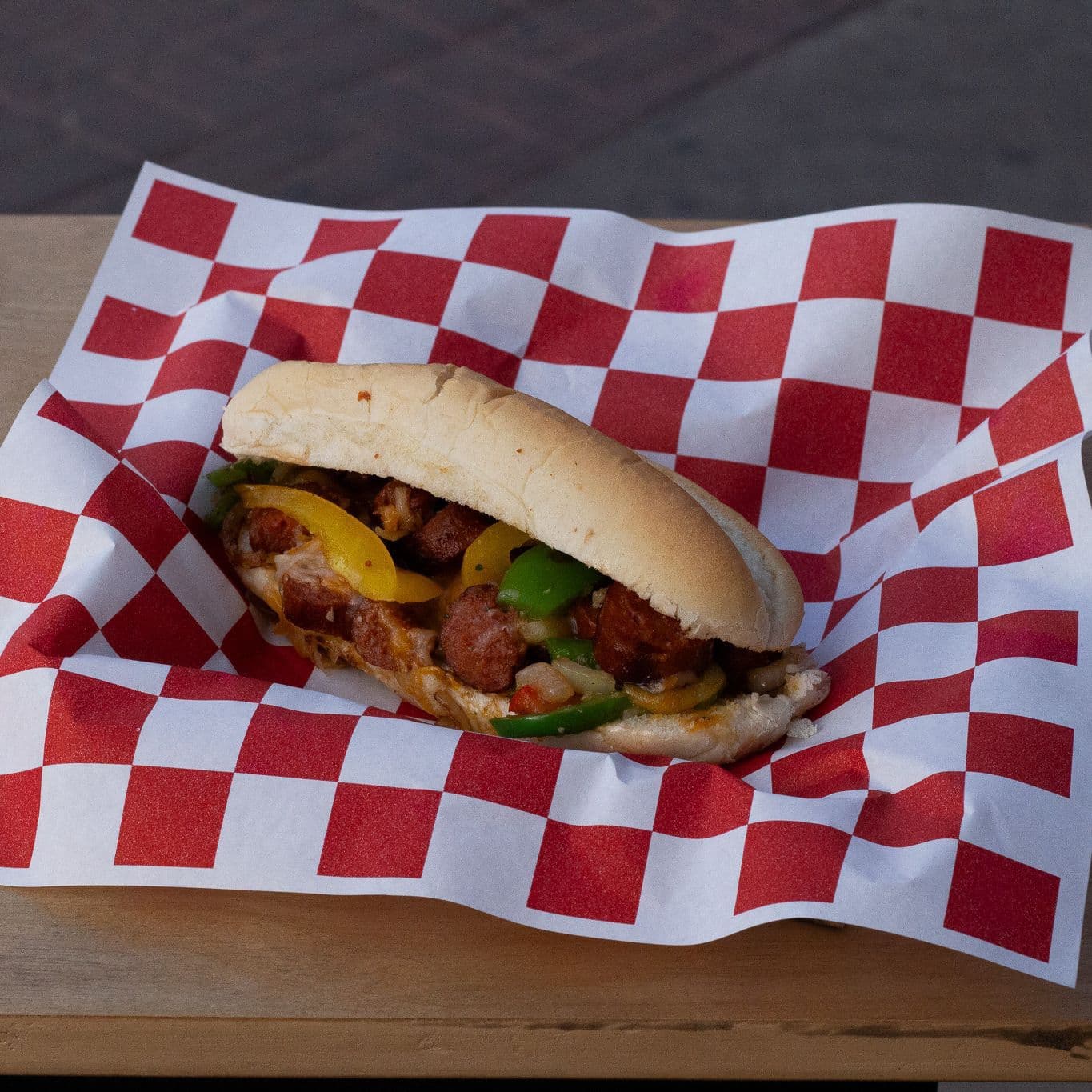 Hot Link Sandwich
