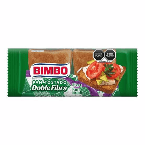 Pan Tostado BIMBO Doble Fibra 210g