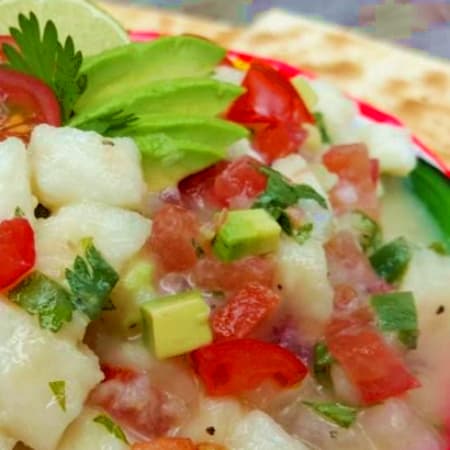 Ceviche a la Mexicana de Pescado