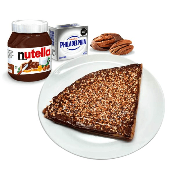 Crepa de Nutella Con Queso Philadelphia & Fruta