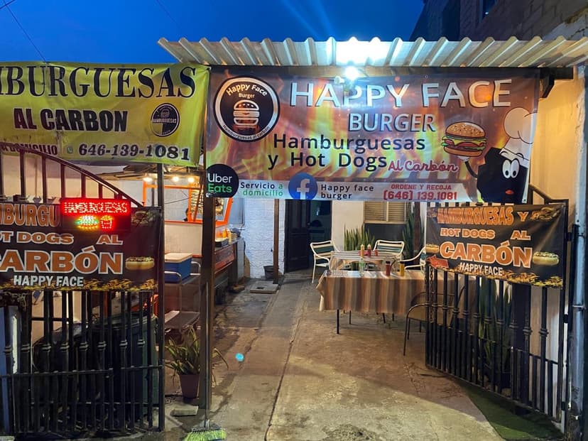 Happy Face Burger