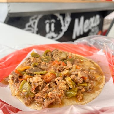 Taco de Bistec Ranchero