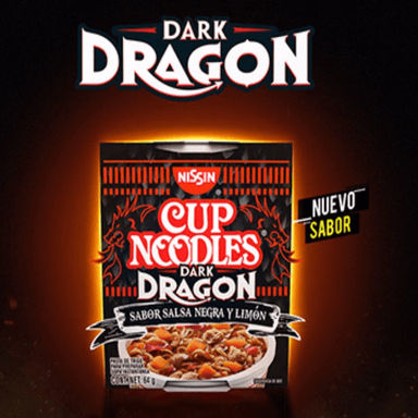 2 Sopa Nissin Dark Dragon y 1 Refresco 500 Ml