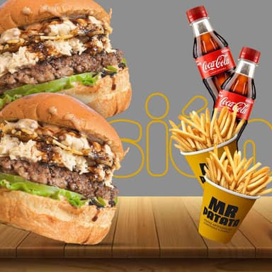 DUO Burgers Mr Fusion con Gaseosa