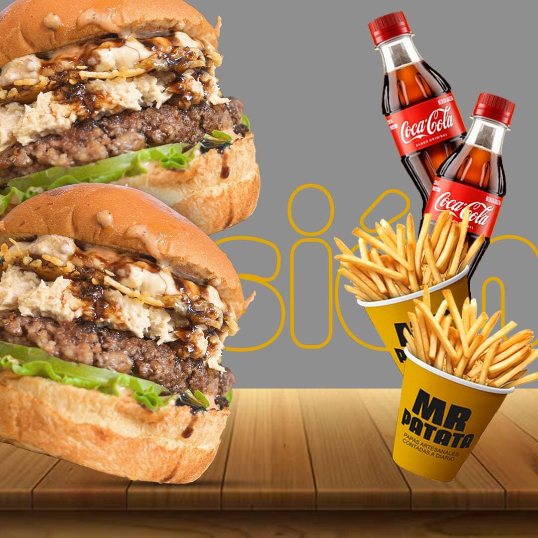 DUO Burgers Mr Fusion con Gaseosa