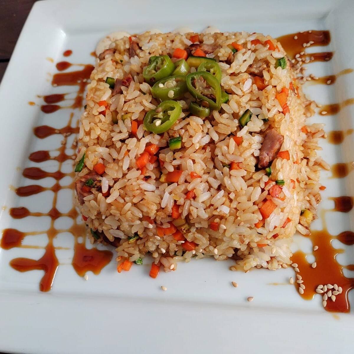 Yakimeshi de 1 Ingrediente
