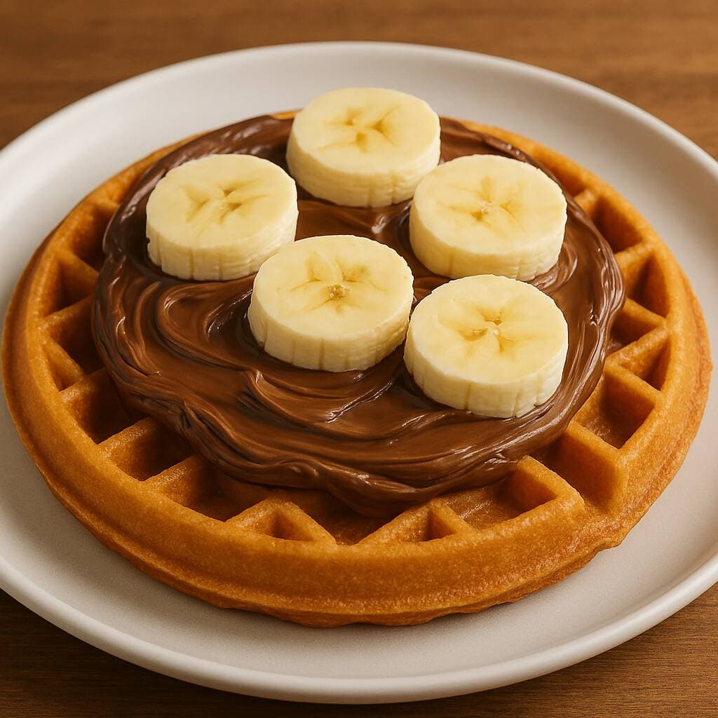 Waffle Choco-Banana