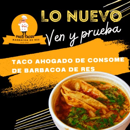 Taco Ahogado de Barbacoa