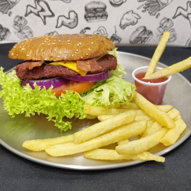 Hamburguesa bleacher jr.
