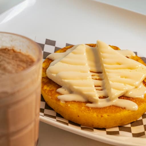 Arepa de chocolo doble queso