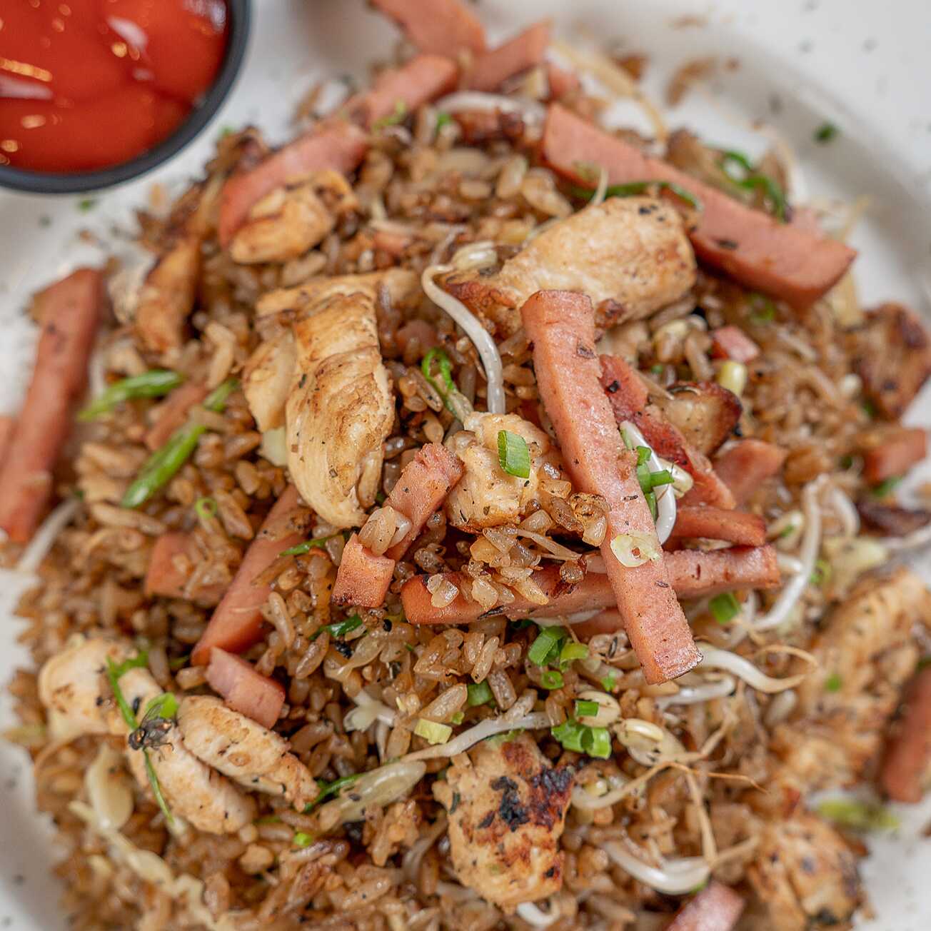 Arroz Chino con Pollo Mediano