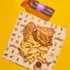 Combo Individual-Broasted + Papas +Bebida