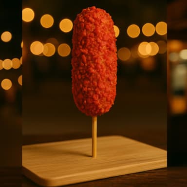 Banderilla de chetos flaming hot