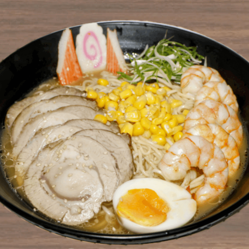 Ramen Chashao con Camaron