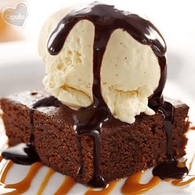 Brownie con Nieve
