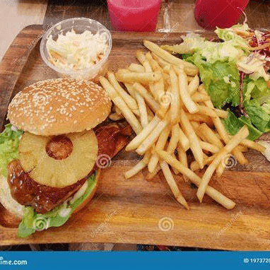 Hamburguesa Hawaiana