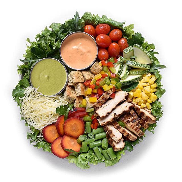Ensalada Parmesan Grilled Chicken