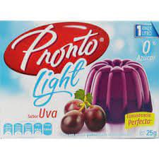 GELATINA PRONTO UVA LIGHT 25 G