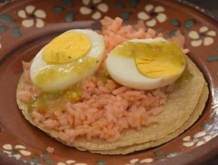 Taco de Huevo Cocido