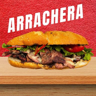 Torta de Arrachera