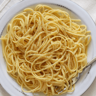 Espagueti a la mantequilla