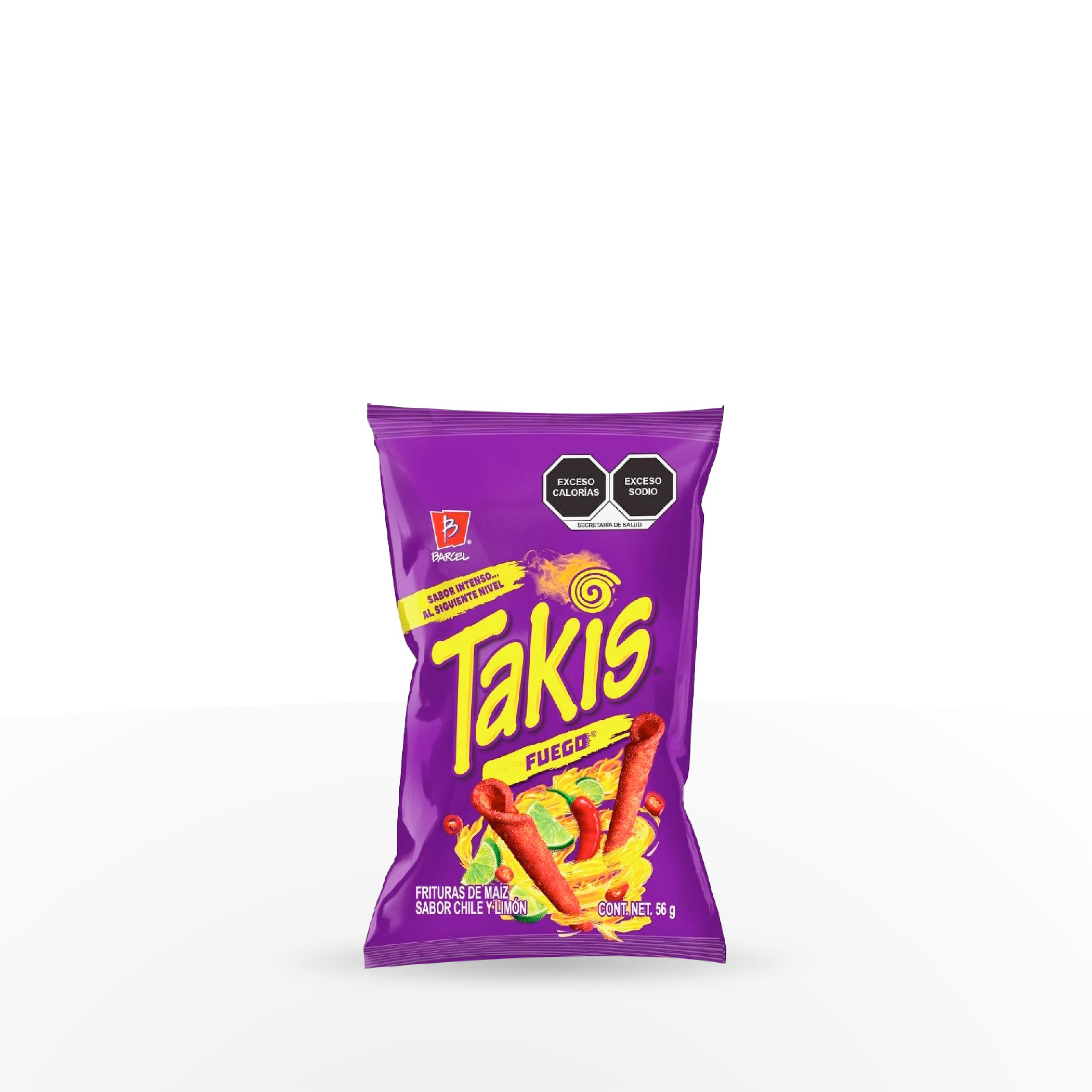 BOTANA BARCEL TAKIS FUEGO 56 GR