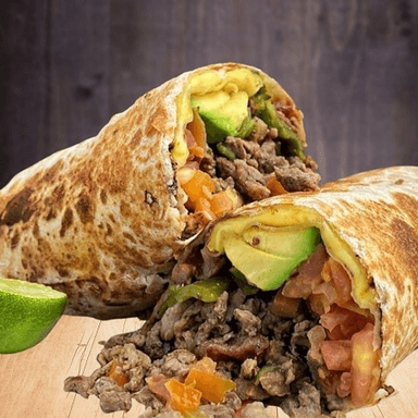 Burrito de Arrachera con Tocino