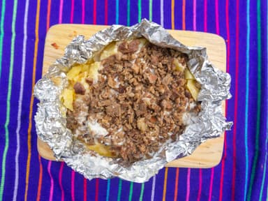 Papa Rellena de Chorizo