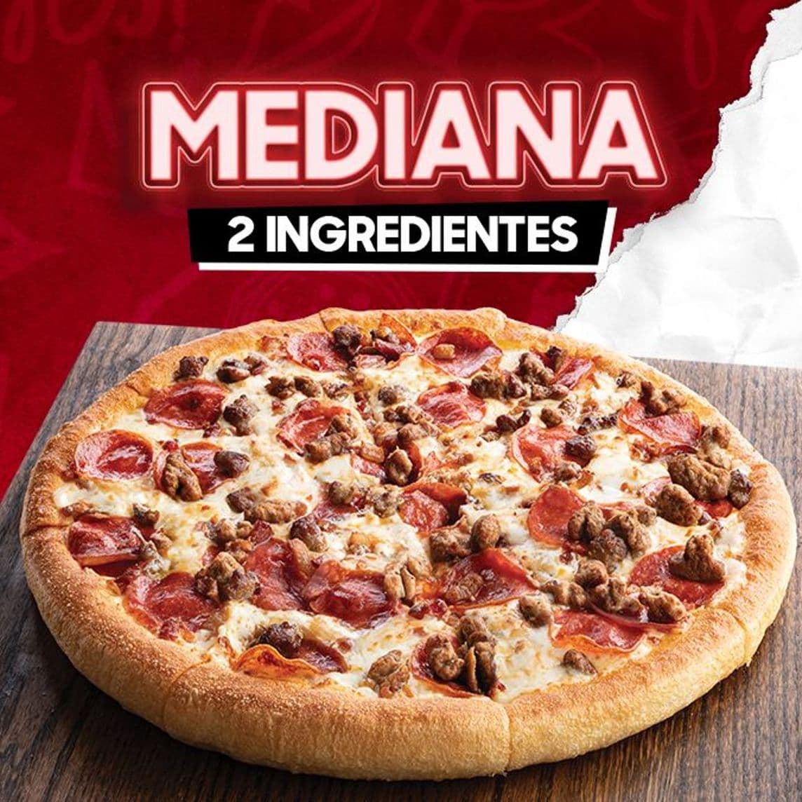 Pizza Mediana 2 ing