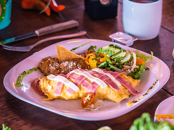 Omelette de Jamón y Queso