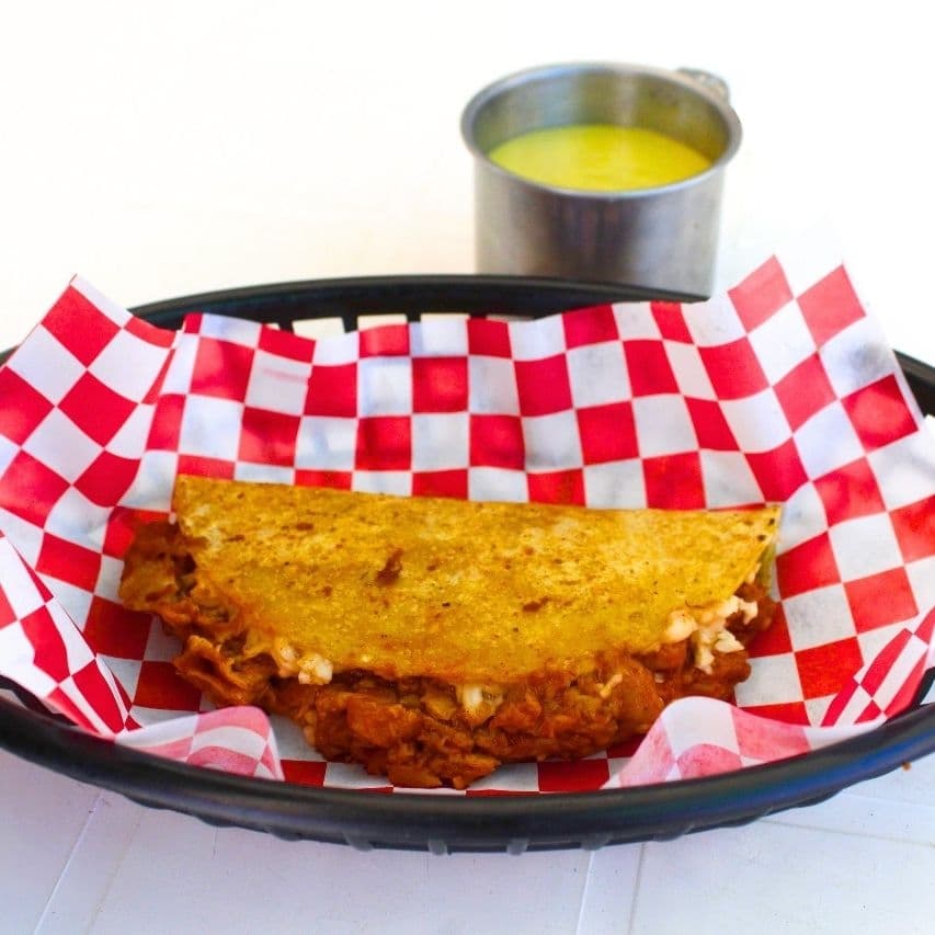 Taco de Chicharron Prensado (Maiz)