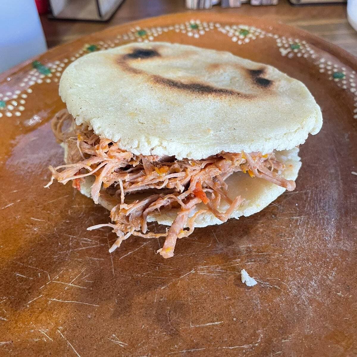 Arepa de Carne Desmechada