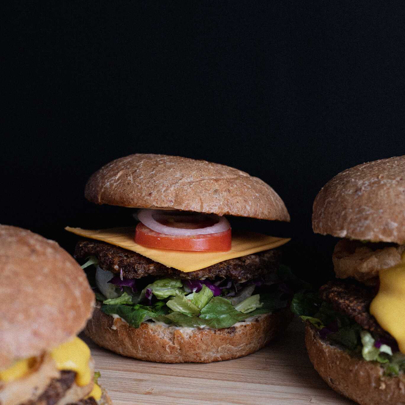 Hamburguesa Vegetariana con Papas