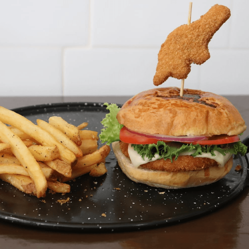 Hamburguesa Pterosaurios