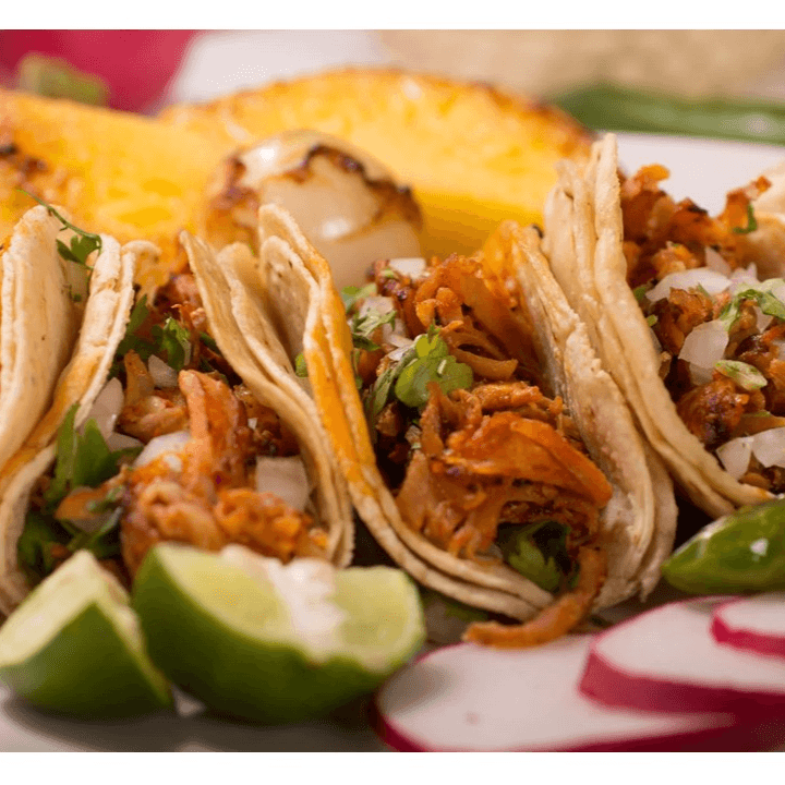 Orden de 3 tacos Campechanos con Queso