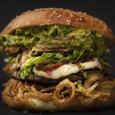 Hamburguesa Súper Guacamole