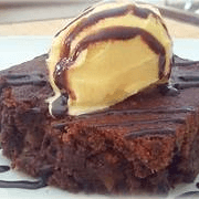 Brownie con Helado