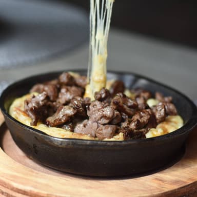 Queso Fundido Con Chistorra
