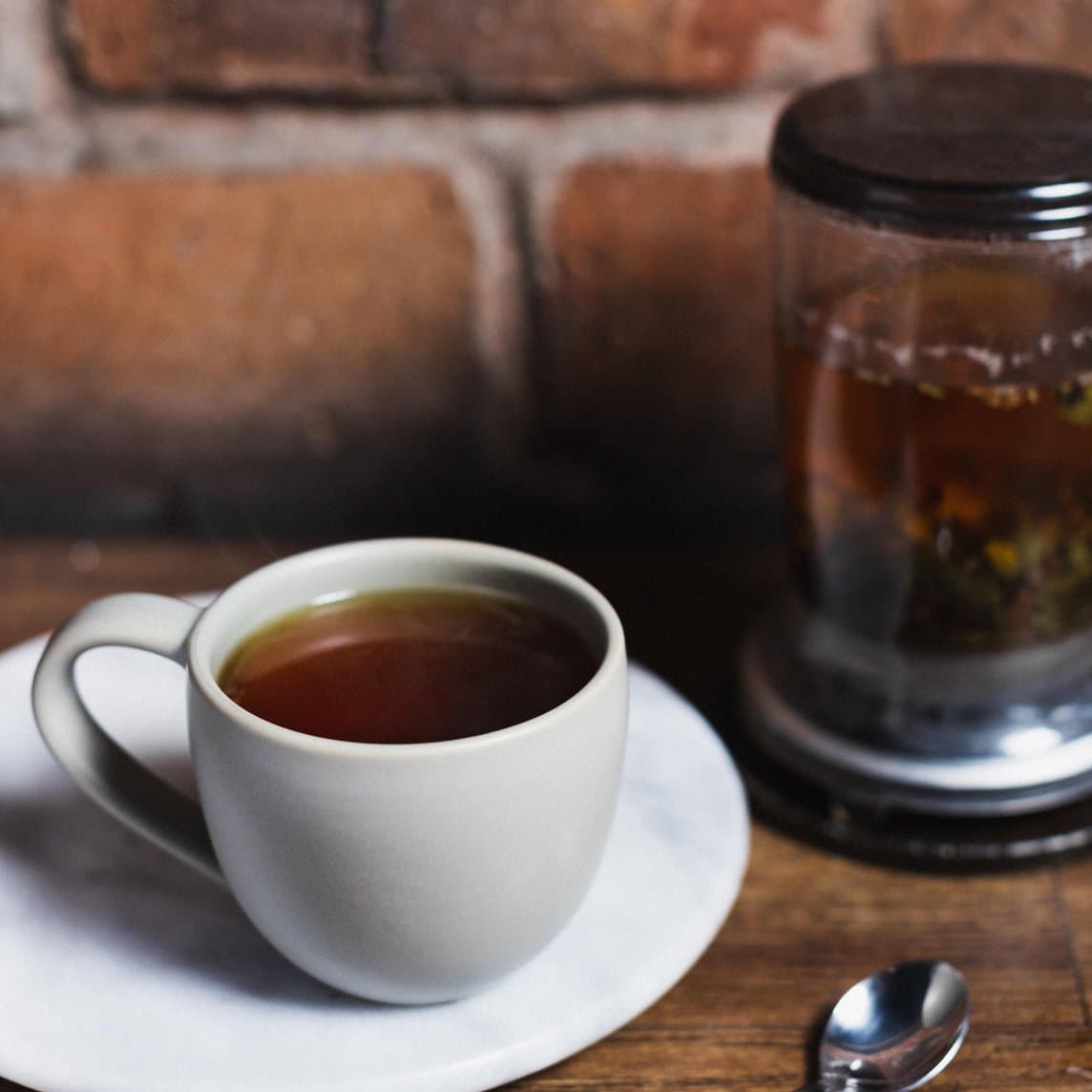 Té Negro con Fresas